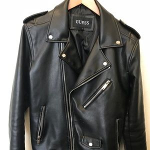 Guess🏍 leather motorcycle jacket